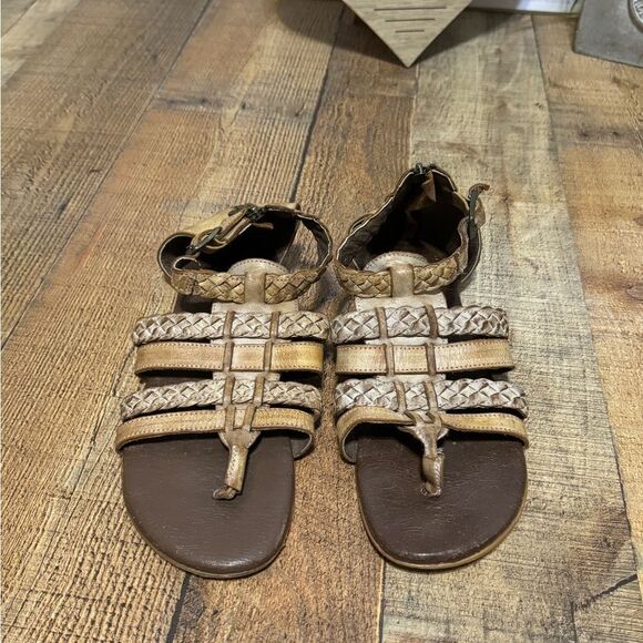 Roan by Bed Stu Kaliope Womens Gladiator Sandals Bone White 10 - Picture 3 of 12